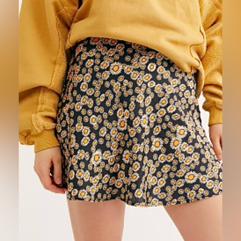 Free People Phoebe Daisy Skirt
